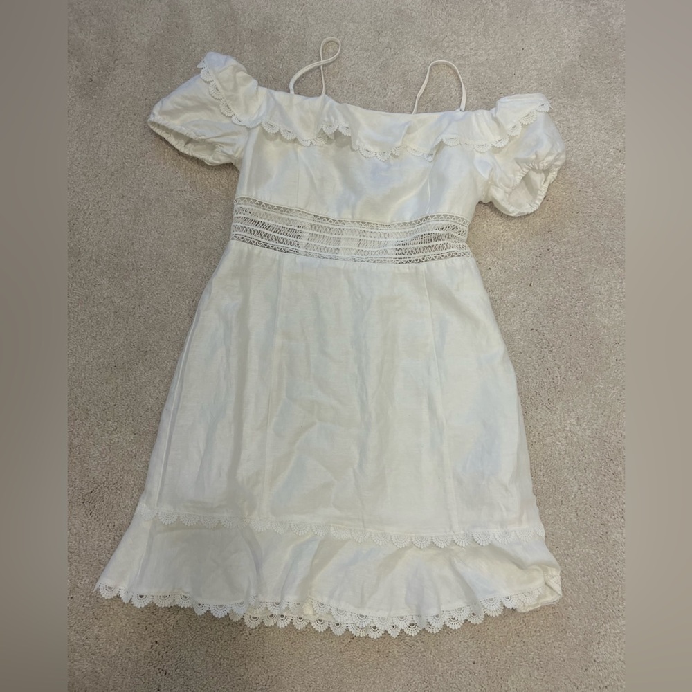 Forever 21 Size Medium white Off shoulder mini dress